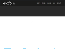Tablet Screenshot of evobilis.com